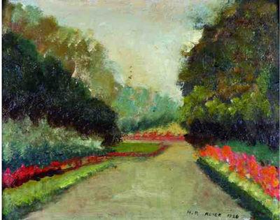 unknow artist Henri Royer Le Chemin Germany oil painting art